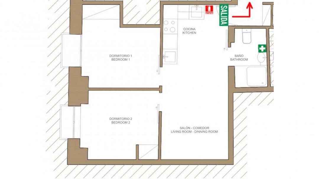 Apartament Comfy And Centric- 2Bd 1Bth- Espoz Y Mina Madryt Zewnętrze zdjęcie